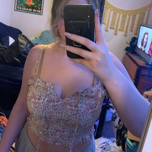 Floral crop top